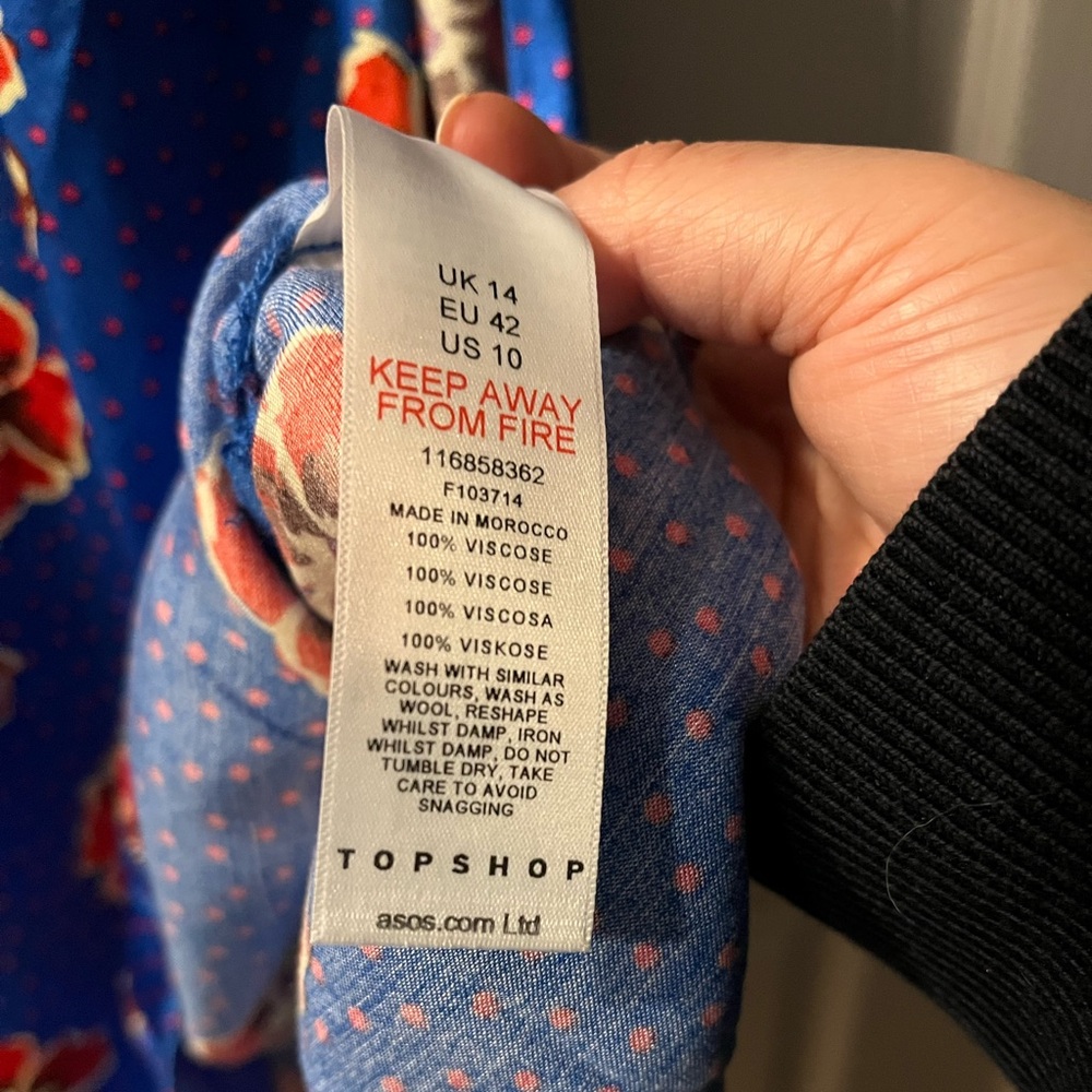 TOPSHOP Mini Tea Dress - Picture 7 of 7